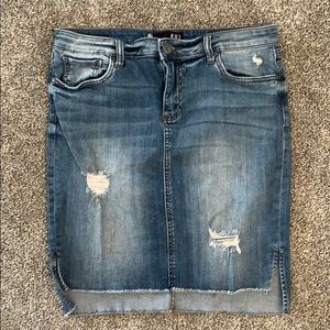 Kut From The Kloth Denim Skirt